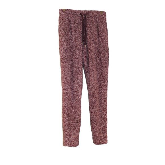 UGG Australia Pants - Koolaburra by UGG Womens XS Lounge Pants Joggers Burgundy Fuzzy Sherpa Fleece